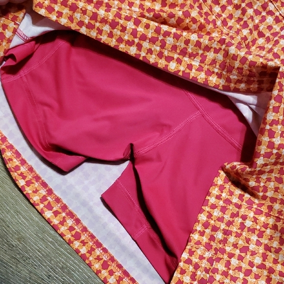 Columbia Pink Orange Asymmetrical Mini Skirt - Picture 11 of 12
